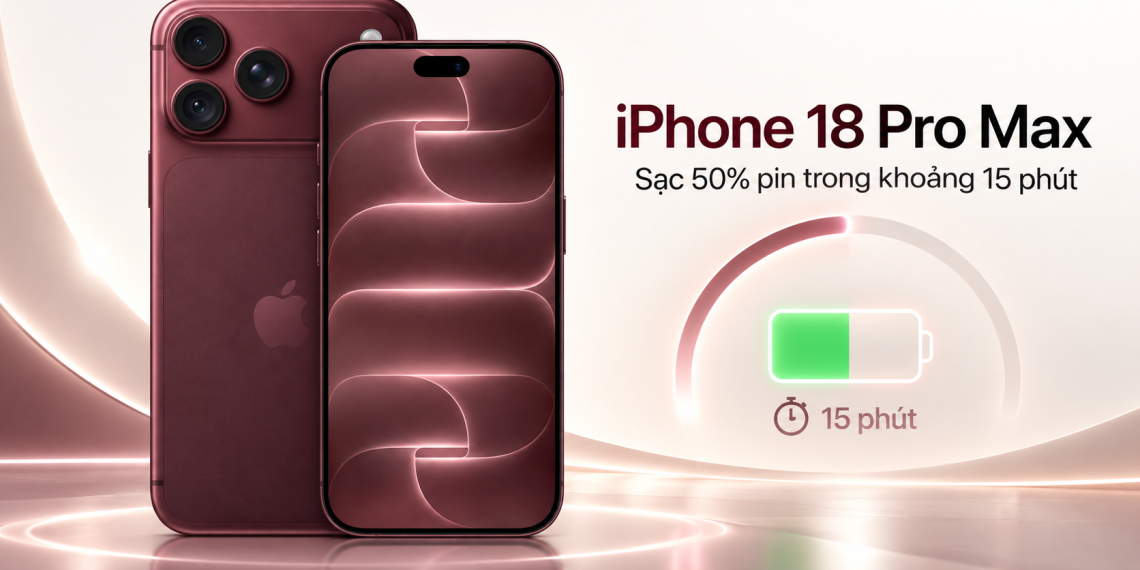 iphone 18 pro max sạc bao lâu thì đầy