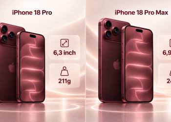So sánh iPhone 18 Pro Max và iPhone 18 Pro: Nên mua bản nào?