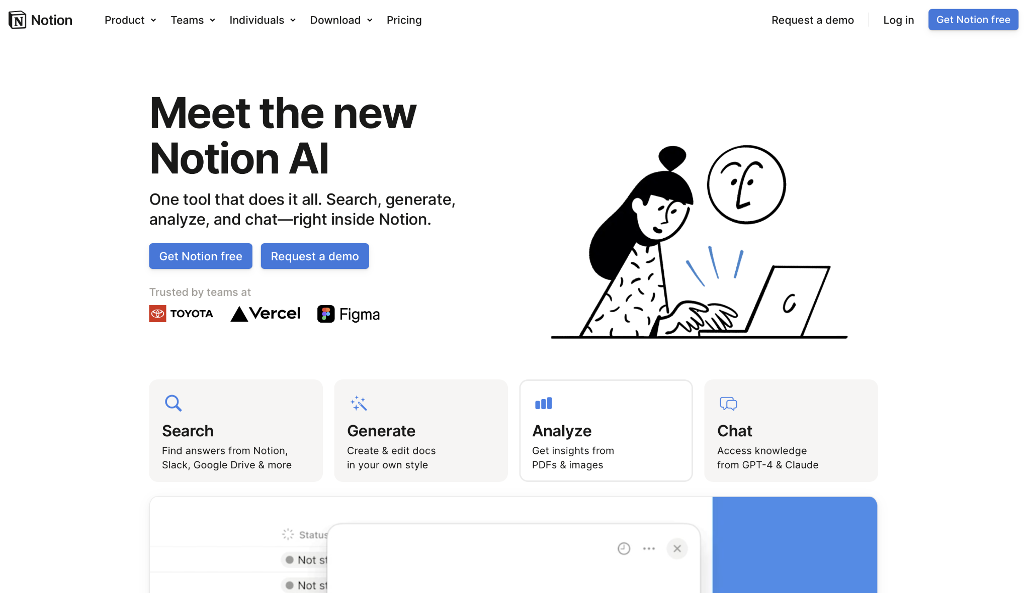 Notion AI là công cụ trí tuệ nhân tạo do Notion Labs phát triển