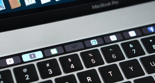 Touch Bar chỉ là một dải màn hình cảm ứng nằm trên bàn phím