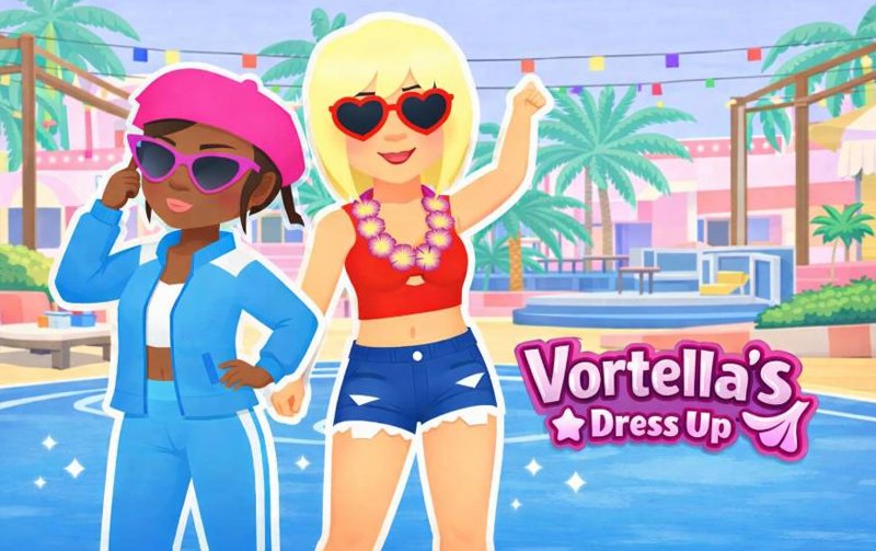 Tự do kết hợp trang phục, kiểu tóc và phụ kiện để thể hiện phong cách trong Vortella’s Dress Up