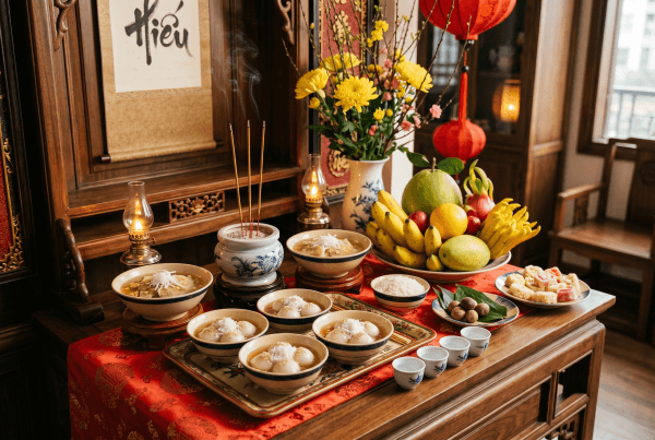 Mẫu bài văn khấn 30 Tết trong nhà cúng gia tiên