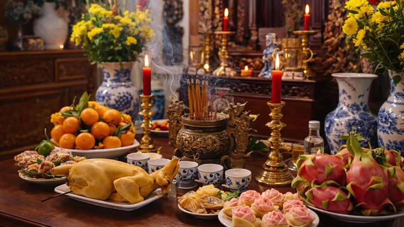Mẫu văn khấn gia tiên chuẩn, áp dụng chung nhiều dịp lễ