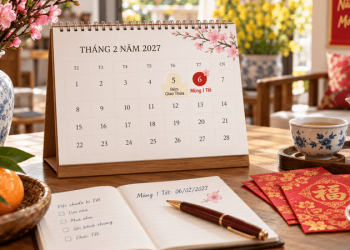 Văn khấn giao thừa trong nhà Đinh Mùi 2027 chuẩn nghi lễ cổ truyền