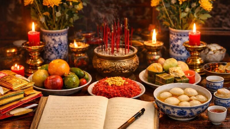 Tham khảo mẫu bài văn khấn ngày Rằm