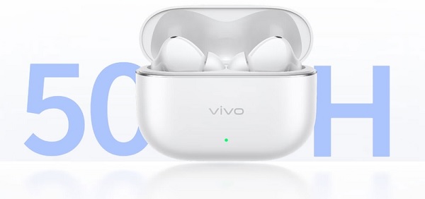 Vivo Buds Ultra cho thời gian nghe nhạc lên đến 50 giờ cùng hộp sạc, đáp ứng nhu cầu sử dụng nhiều ngày