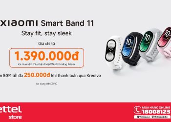 Viettel Store mở bán Xiaomi Mi Band 11 giá chỉ từ 1.390.000 đồng