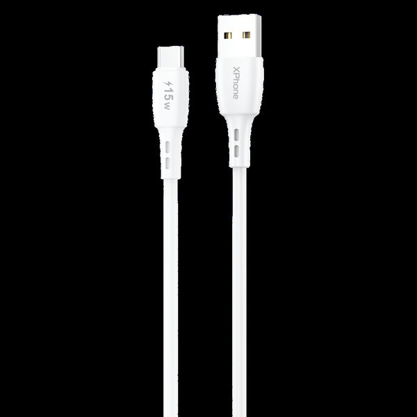 Xphone XPC15AC là cáp USB-A to USB-C công suất 15W, phù hợp cho nhu cầu sạc và truyền dữ liệu hằng ngày